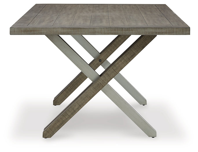 Mesa de comedor rectangular Krystanza