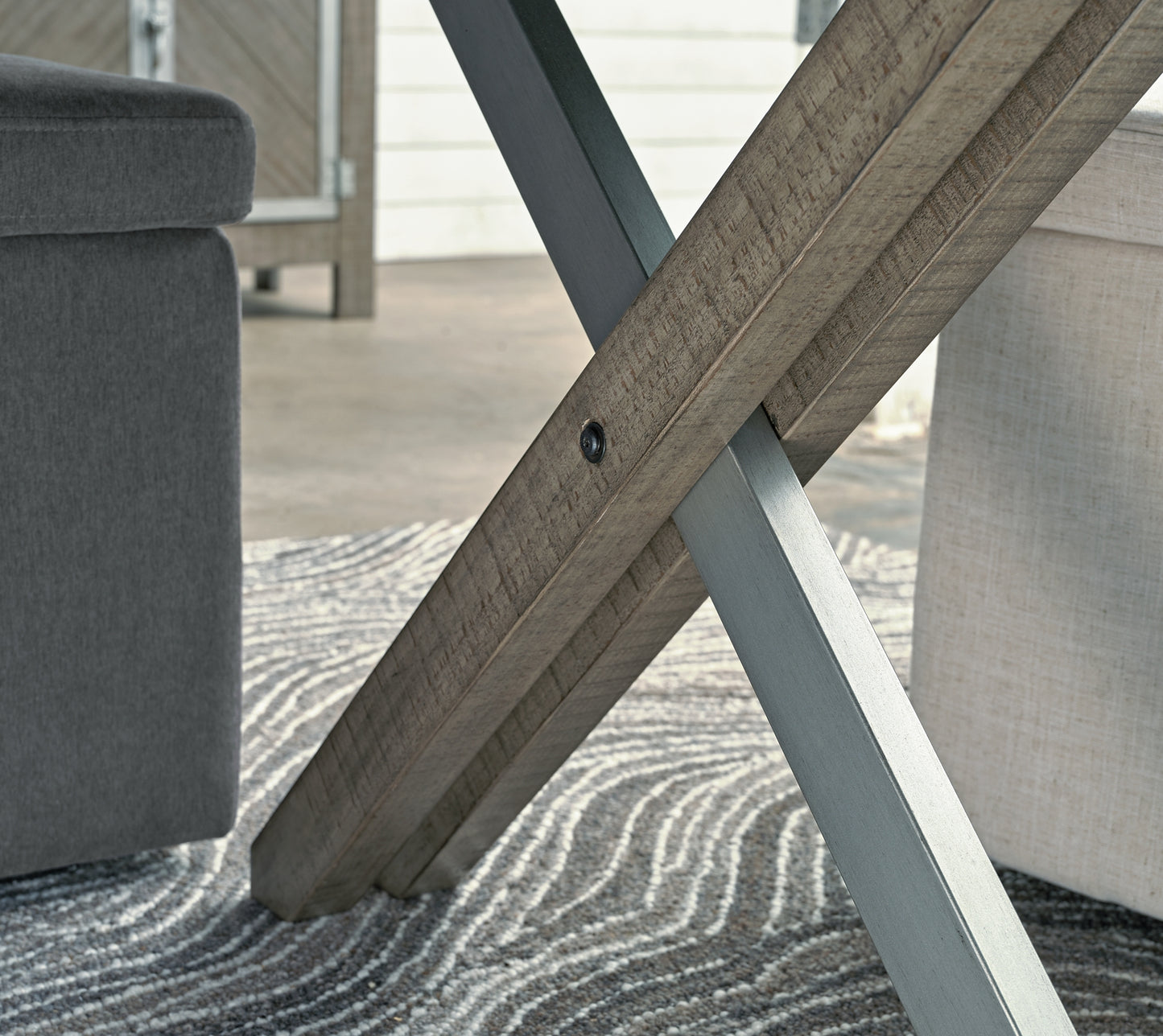 Mesa de comedor rectangular Krystanza