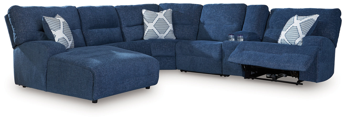 Seccional reclinable eléctrico de 6 piezas con chaise longue Acklen Place