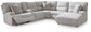 Seccional reclinable eléctrico de 6 piezas con chaise longue Acklen Place