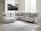 Seccional reclinable eléctrico de 6 piezas con chaise longue Acklen Place