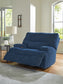 Sillón reclinable eléctrico con asiento ancho Acklen Place