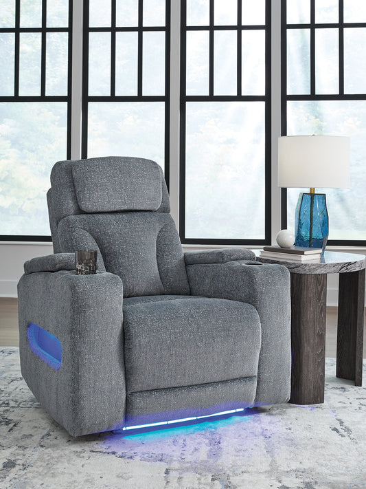 Sillón reclinable PWR Studio Cave/reposacabezas ajustable