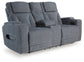 Estudio Cave PWR REC Loveseat/CON/ADJ HDRST