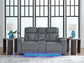 Estudio Cave PWR REC Loveseat/CON/ADJ HDRST