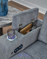 Estudio Cave PWR REC Loveseat/CON/ADJ HDRST
