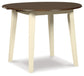 Ashley Express - Mesa de comedor Woodanville y dos sillas