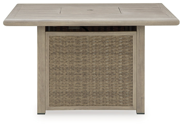 Mesa para fogata cuadrada de Cliff Trails