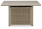 Mesa para fogata cuadrada de Cliff Trails