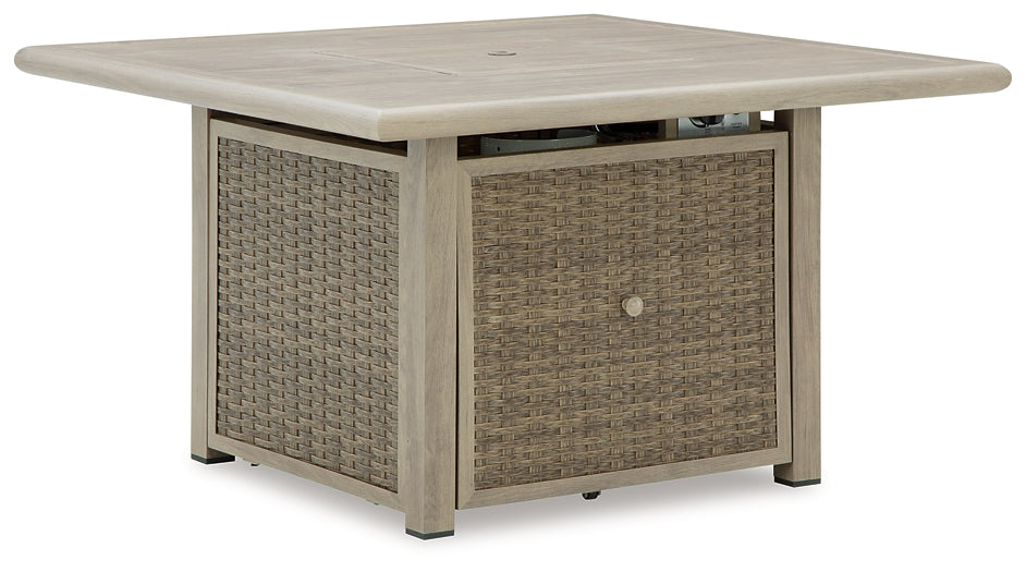 Mesa para fogata cuadrada de Cliff Trails