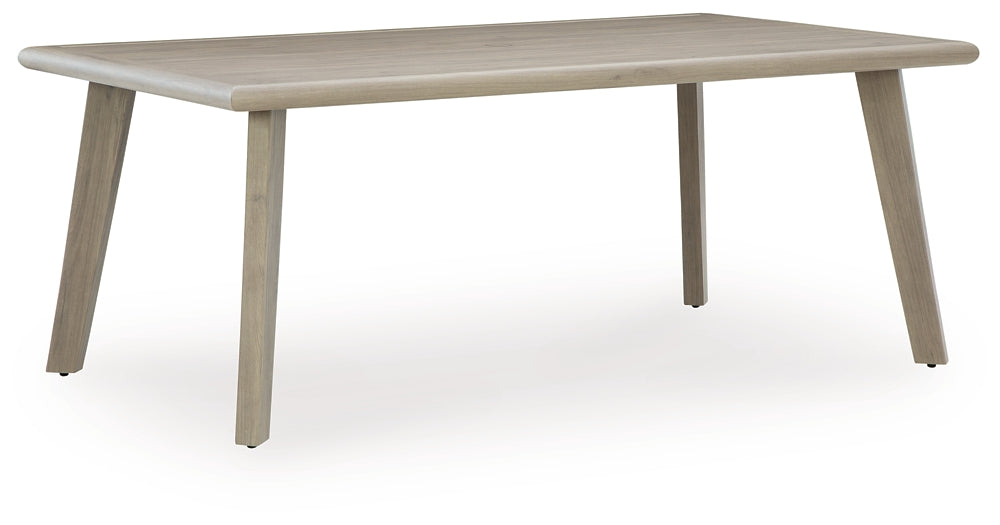 Mesa de comedor rectangular Cliff Trails con UMB OPT