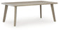 Mesa de comedor rectangular Cliff Trails con UMB OPT