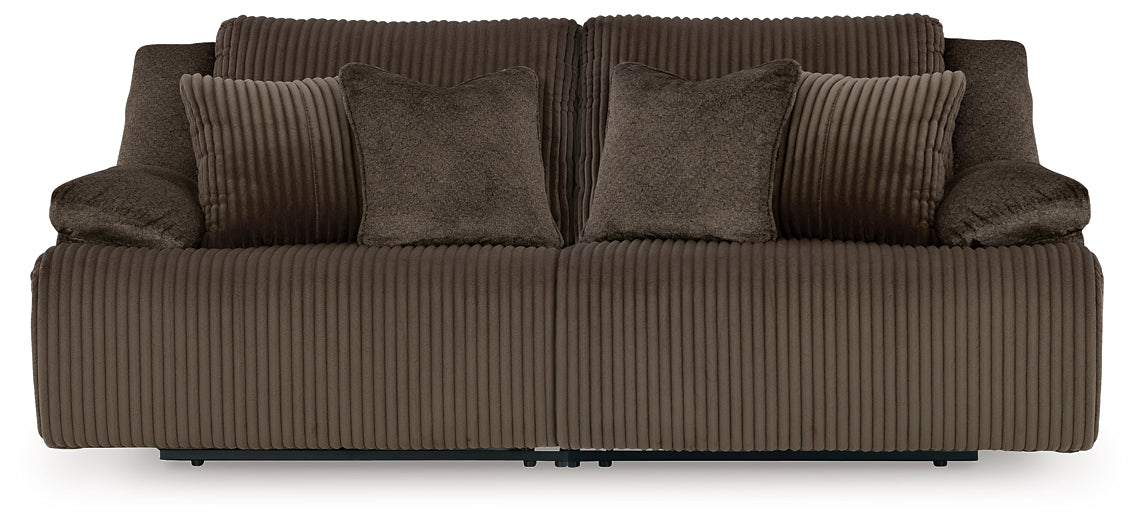 Loveseat seccional de dos piezas de primer nivel