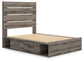 Cama con paneles y almacenamiento Graystorm