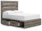 Cama con paneles y almacenamiento Graystorm