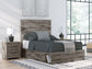 Cama con paneles y almacenamiento Graystorm