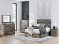 Cama con paneles y almacenamiento Graystorm