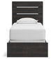 Ashley Express - Cama con paneles Hollivern