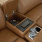 Seccional reclinable eléctrico Magic Man de 6 piezas con consola