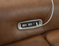 Sofá de dos piezas reclinable eléctrico Magic Man con consola