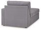Seccional Modmax de 5 piezas con chaise longue