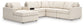 Seccional Modmax de 6 piezas con sistema de audio y chaise longue