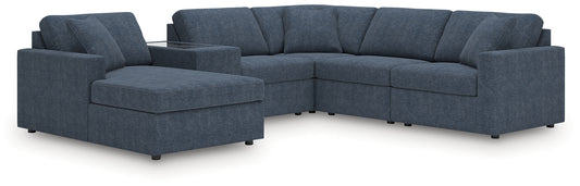 Seccional Modmax de 6 piezas con chaise longue
