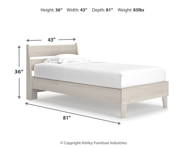 Ashley Express - Cama con plataforma y paneles Socalle