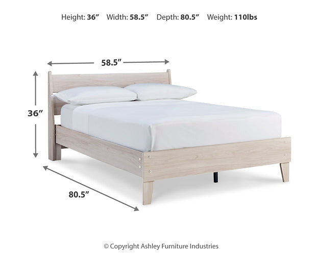 Ashley Express - Cama con plataforma y paneles Socalle