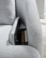 Sillón reclinable eléctrico giratorio Nuvella de última generación de Alainmont