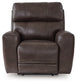 Sillón reclinable eléctrico Crossplex con reposacabezas ajustable