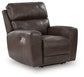 Sillón reclinable eléctrico Crossplex con reposacabezas ajustable