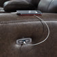 Sillón reclinable eléctrico Crossplex con reposacabezas ajustable