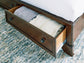 Cama con almacenamiento tipo trineo Trellington King
