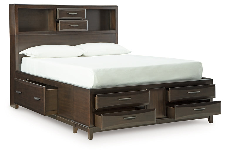 Ashley Express - Cama Vanmore con almacenamiento