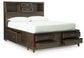 Ashley Express - Cama Vanmore con almacenamiento