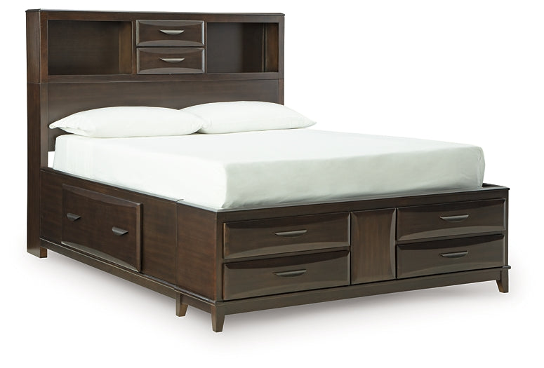 Ashley Express - Cama Vanmore con almacenamiento