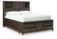Ashley Express - Cama Vanmore con almacenamiento