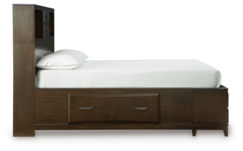 Ashley Express - Cama Vanmore con almacenamiento