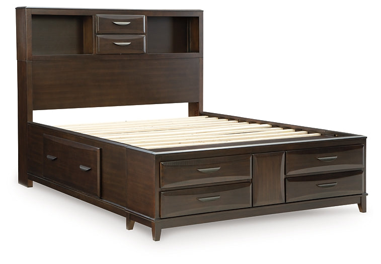 Ashley Express - Cama Vanmore con almacenamiento