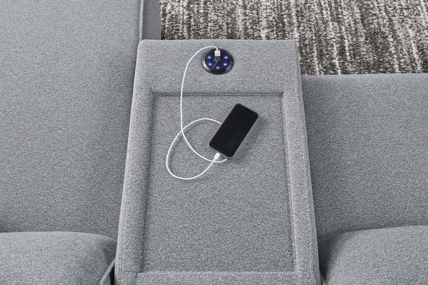 Seccional reclinable eléctrico ModMax II de 5 piezas