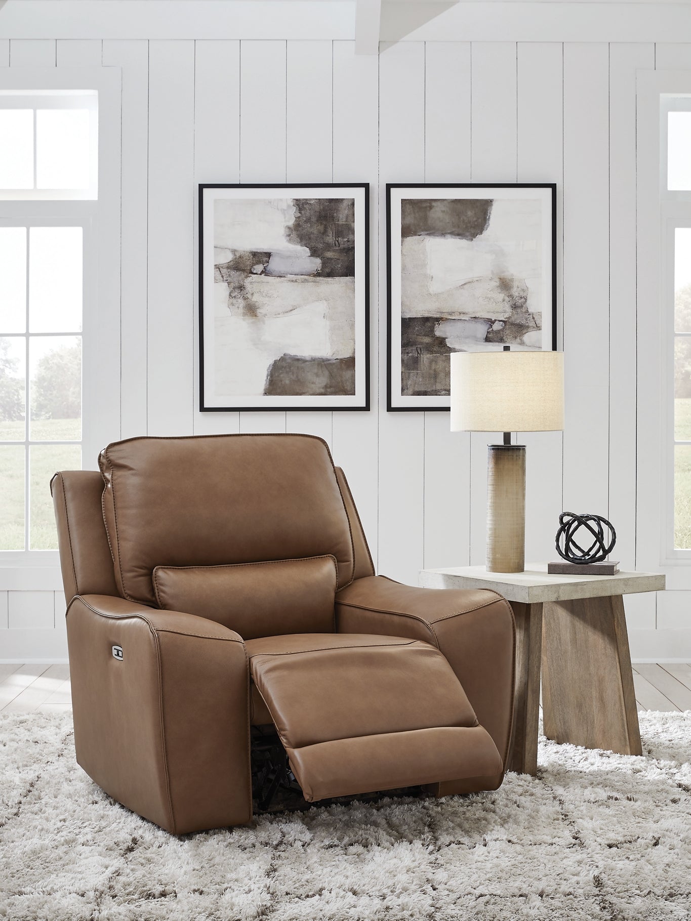 Sillón reclinable eléctrico DeepWakes con reposacabezas ajustable