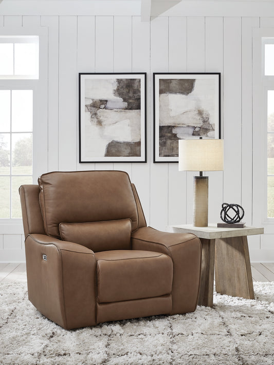 Sillón reclinable eléctrico DeepWakes con reposacabezas ajustable