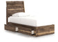 Ashley Express - Cama doble Zadilyn con paneles y espacio de almacenamiento