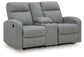 Gauntlet DBL Rec Loveseat con consola