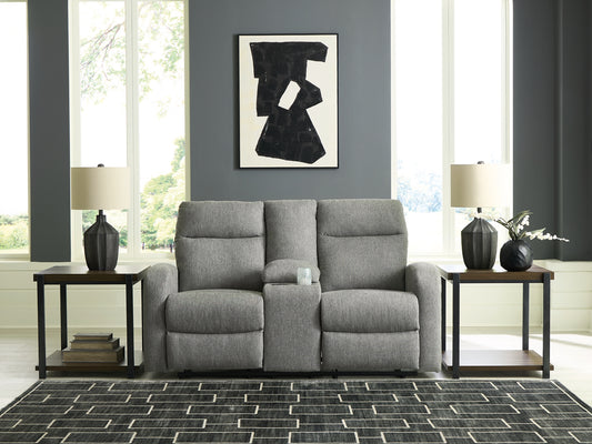 Gauntlet DBL Rec Loveseat con consola