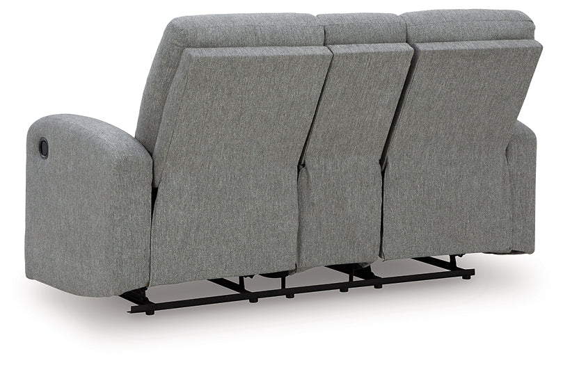 Gauntlet DBL Rec Loveseat con consola