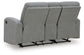 Gauntlet DBL Rec Loveseat con consola