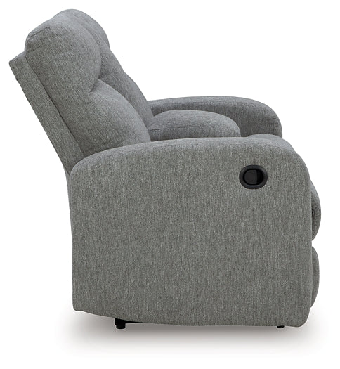 Gauntlet DBL Rec Loveseat con consola