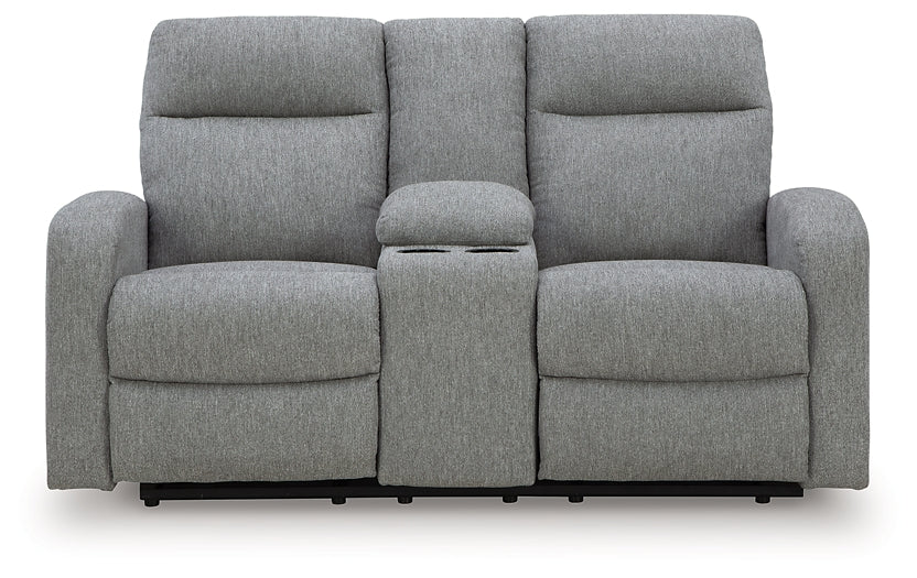 Gauntlet DBL Rec Loveseat con consola